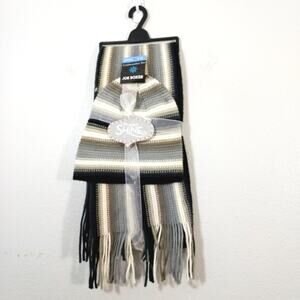 New striped knit beanie & matching scarf gift set Joe Boxer